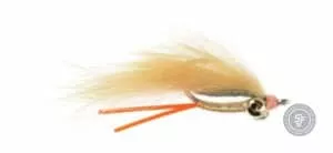 Gotcha Orange Tail Bunny bonefish perho