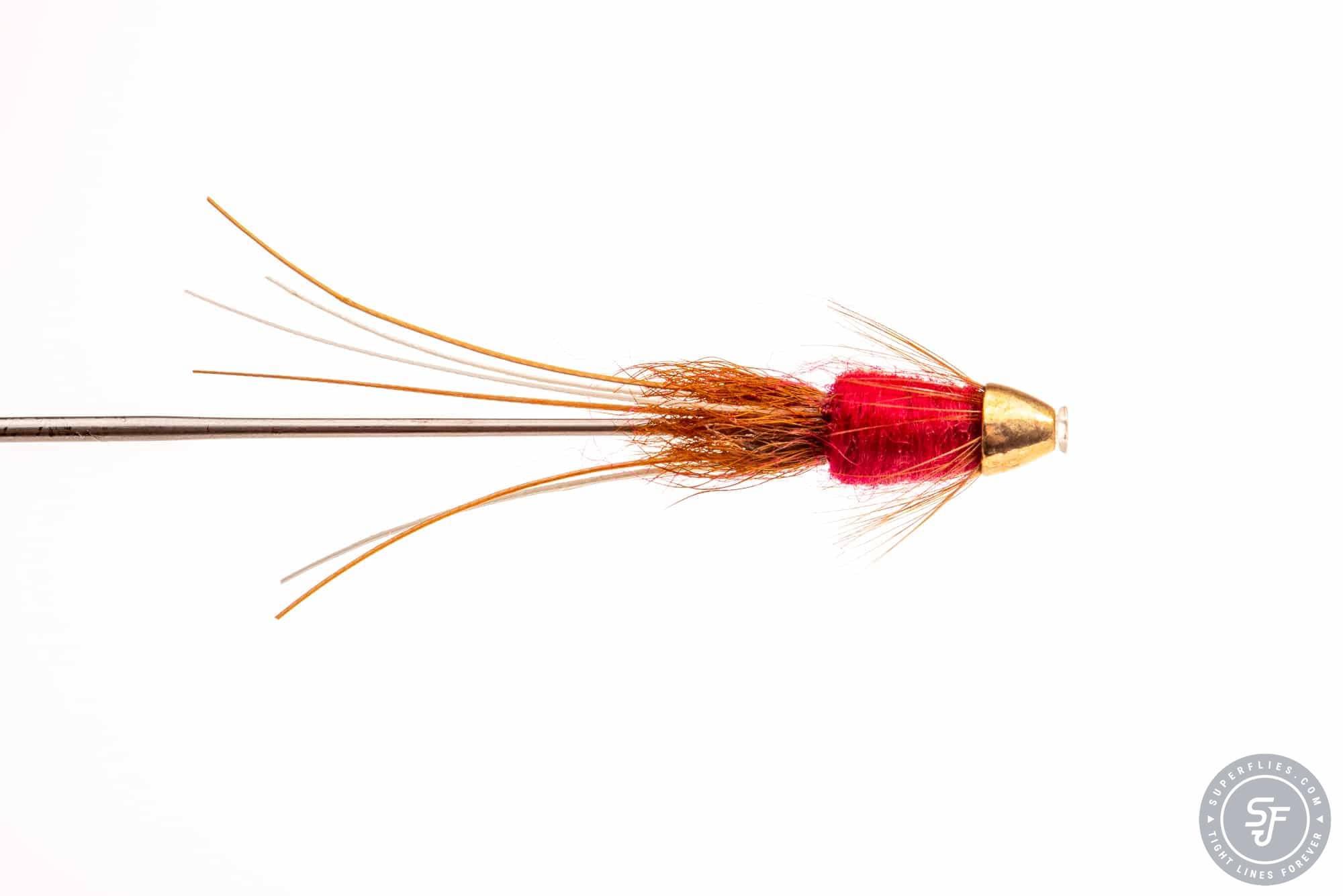 Frances Red Conehead Iceland's number one salmon fly