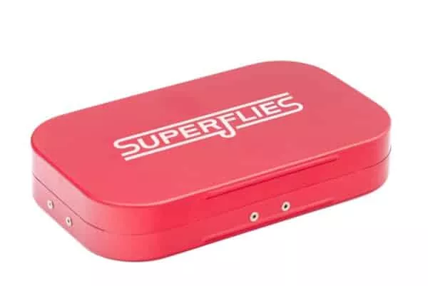 Red Aluminium Fly Box