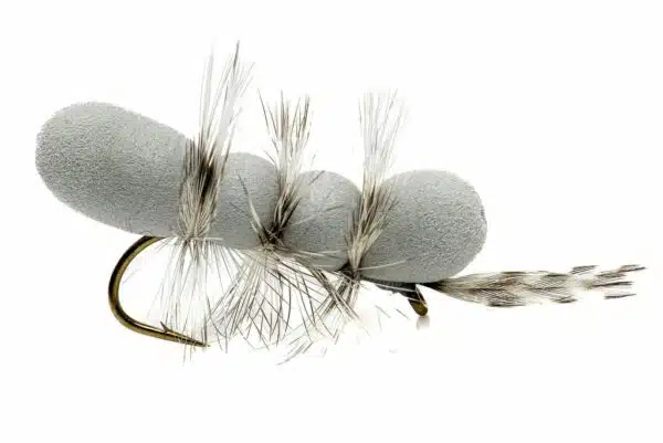 Pupu Tupuna Dry fly in colo grey