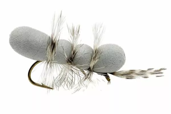 Pupu Tupuna Dry fly in colo grey