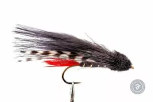 Black Marabou Muddler streamer fly