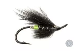 Green Butt Salmon fly in single hook