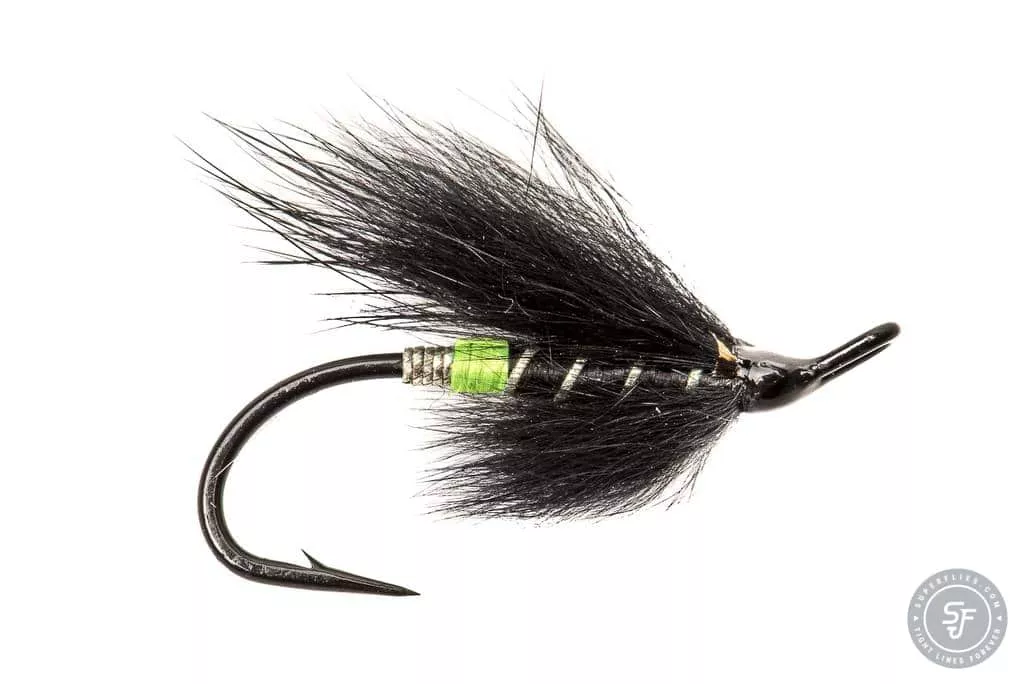 Green Butt Salmon fly in single hook