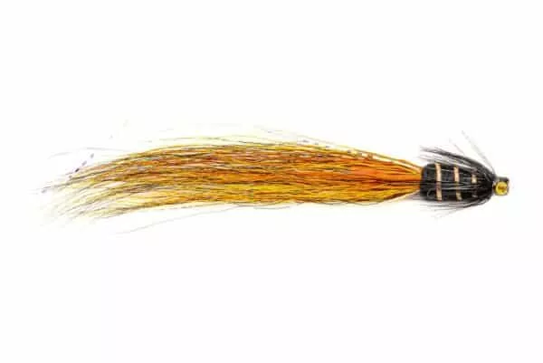 Snaelda tube fly in Willie Gunn colors