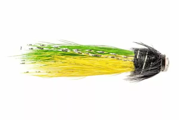 Snaelda Yellow Freen tube fly on tungsten tube