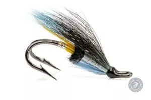Laxa Bla Salmon fly on double hook