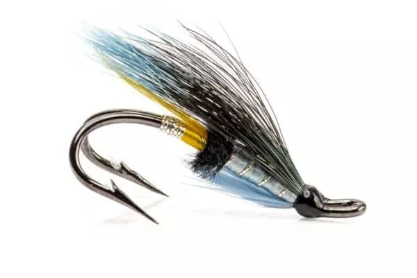 Laxa Bla Salmon fly on double hook