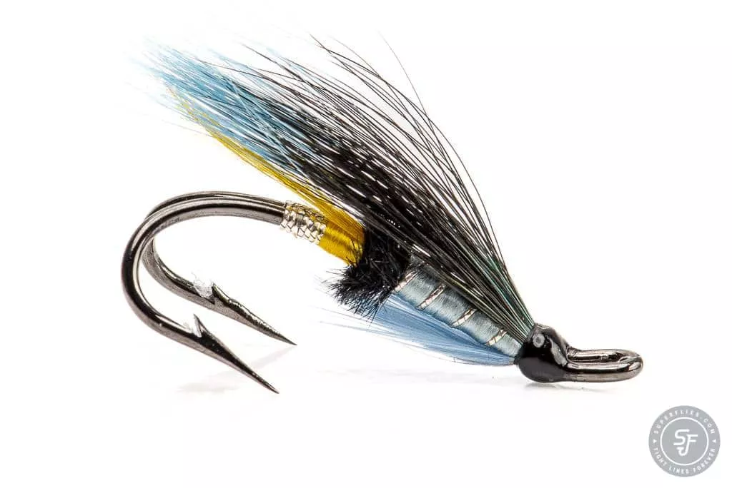 Laxa Bla Salmon fly on double hook