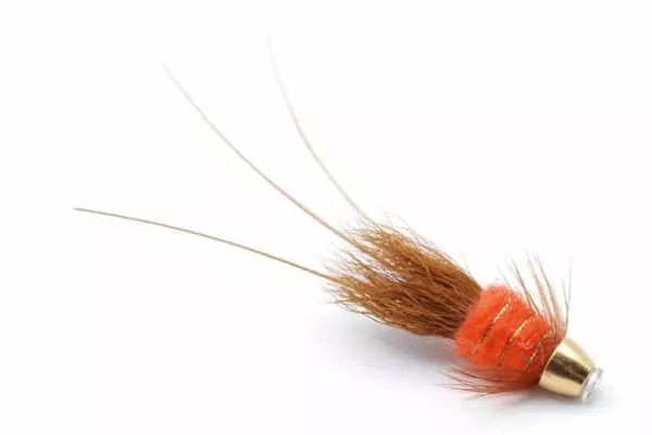 Frances Fire Orange Brass Conehead