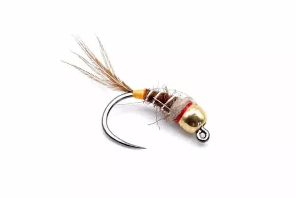 Pheasant Tail Orange Butt Jig