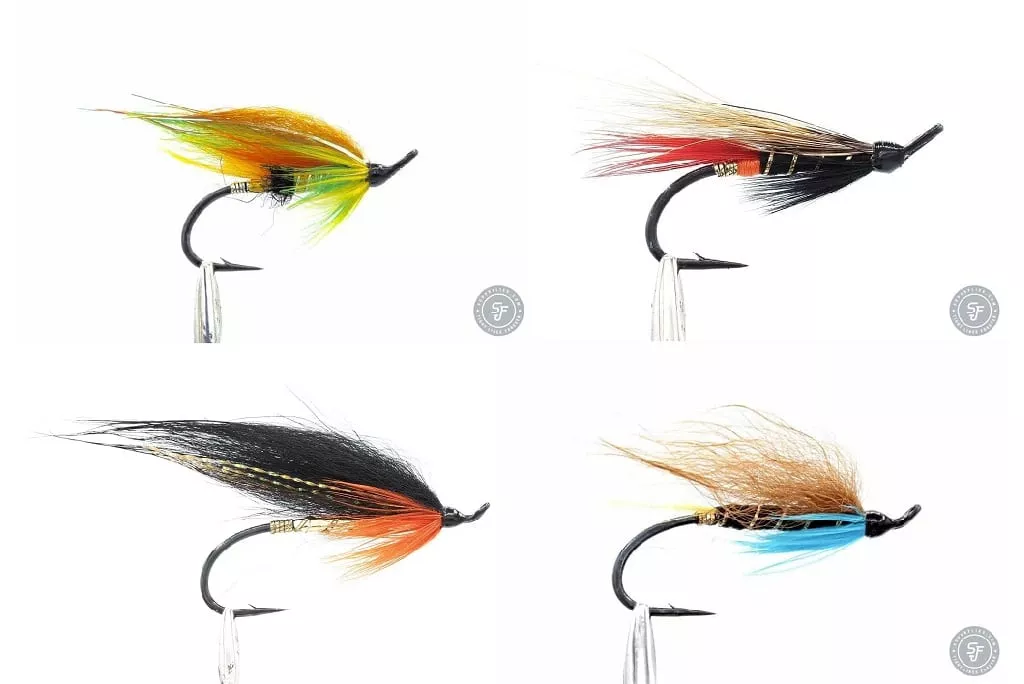 Salmon Singles Selection - Single hook flies