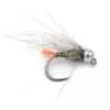 Orange Tag Silver Bead