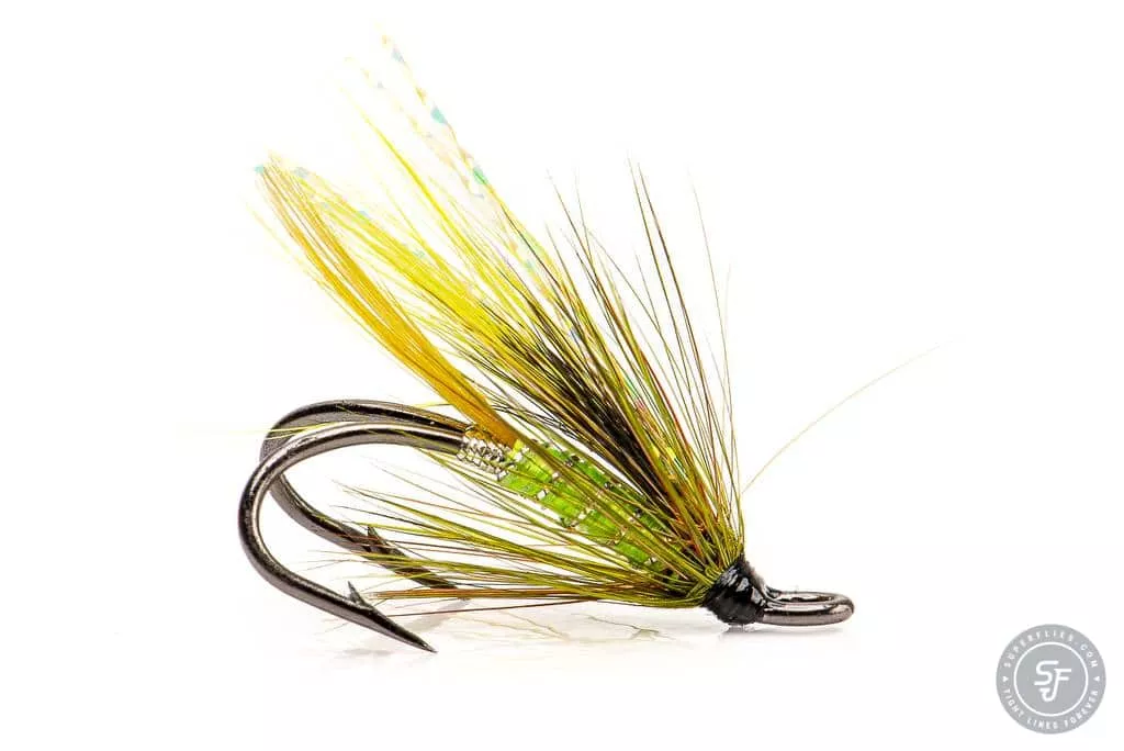 Rautanaula Salmon fly on double hook