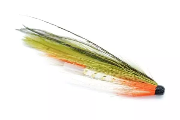 Golden Olive Shiner tube fly