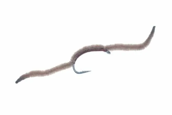 Brown San Juan Worm fly