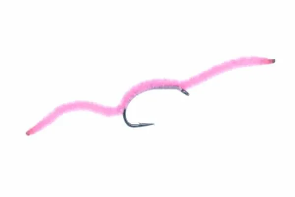 Pink San Juan Worm fly