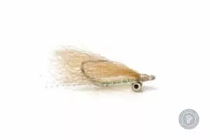 Crazy Charlie bonefish fly weighted with dumbbell eyes