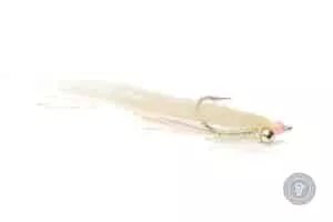 Gotcha bonefish fly in pearl color