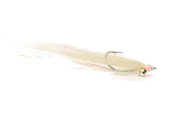 Gotcha bonefish fly in pearl color