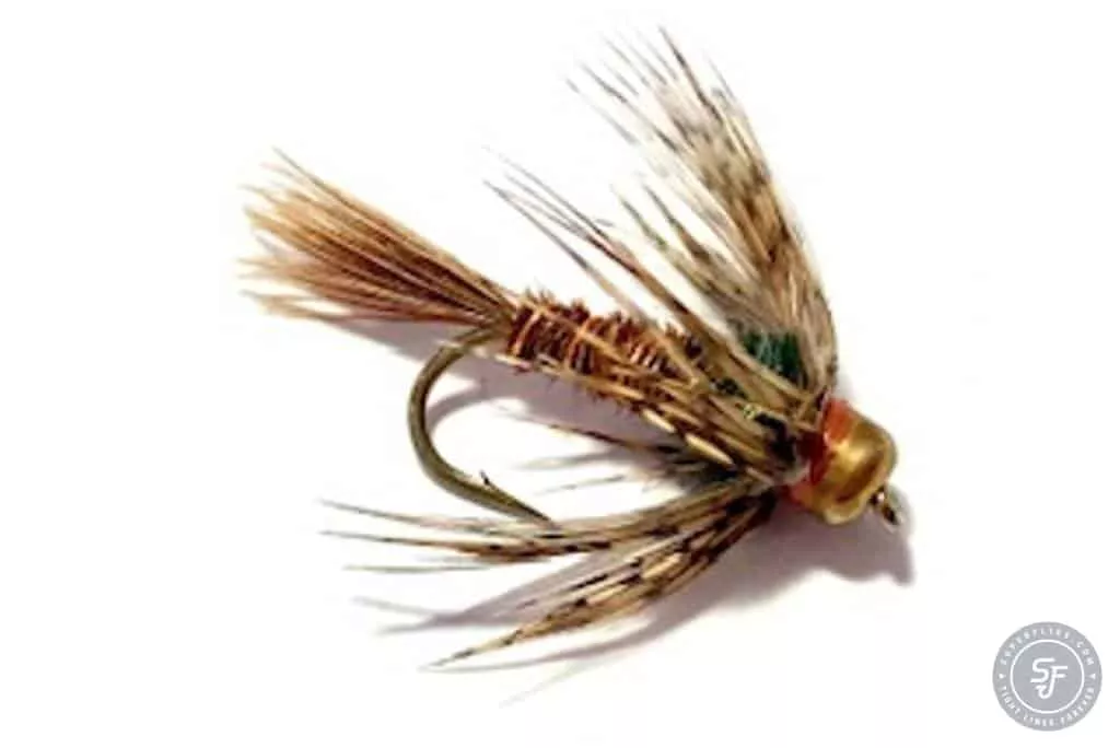 Pheasant tail soft hackle beadhead fly