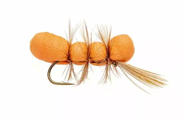 Orange PupuTupuna dry fly