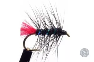 Black Zulu wetfly