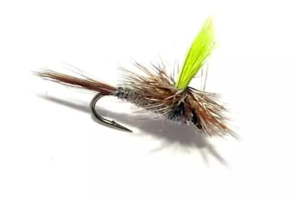 Parachute Adams hi-viz dry fly