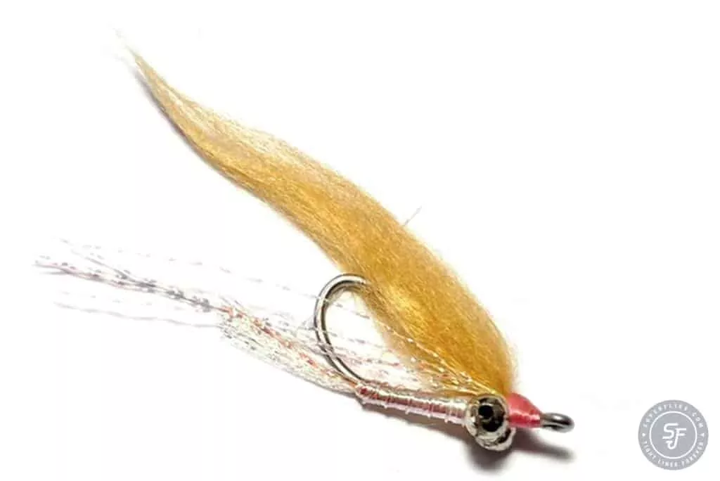 Gotcha saltwater fly in brown color