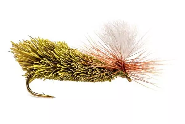 Parachute Caddis Dryfly in olive