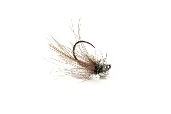 Pink Rib Killer Beadhead fly with silver disco bead