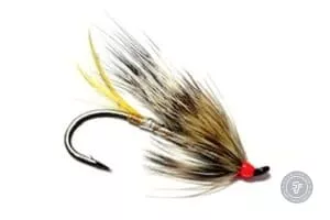Silver Rat salmon fly on single hook
