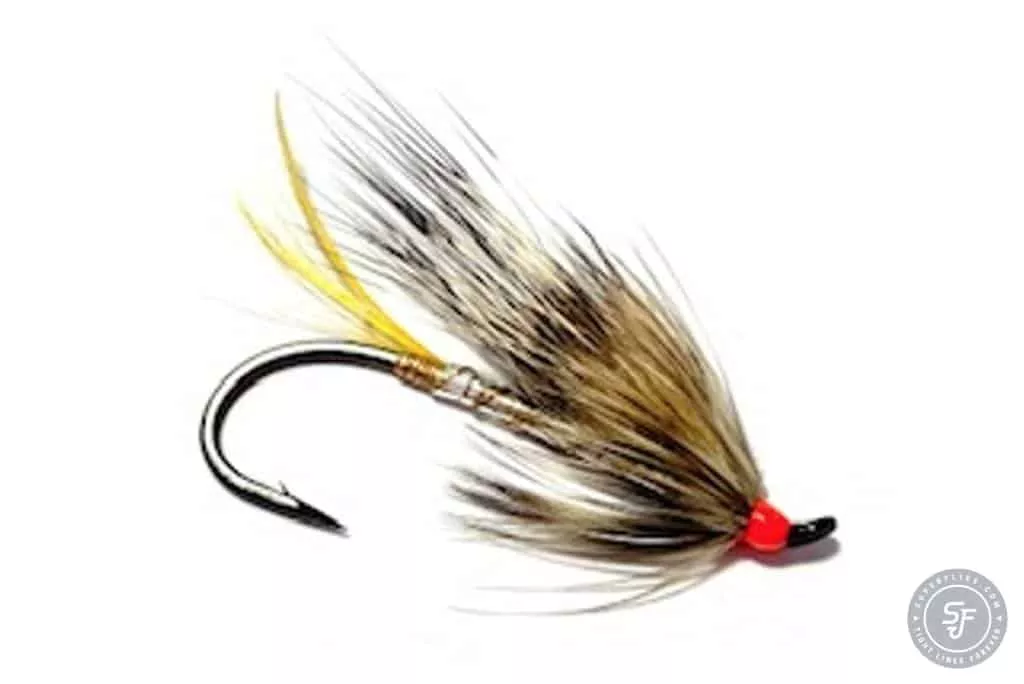 Silver Rat salmon fly on single hook