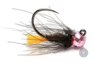 Darg Orange tag CDC bead head fly