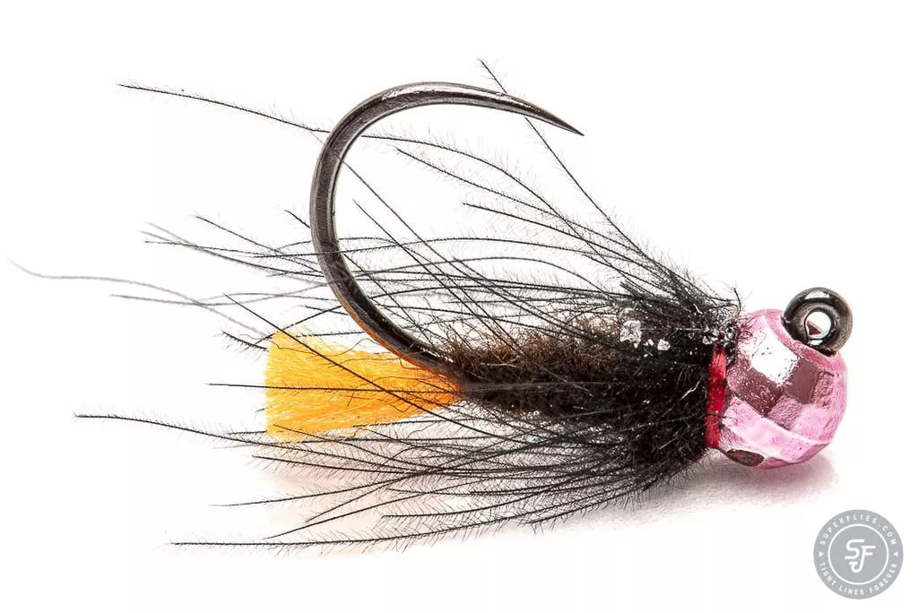 Darg Orange tag CDC bead head fly