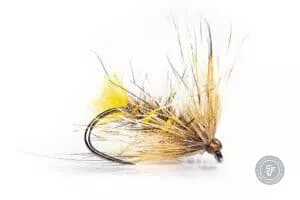 Orange tag emerger fly