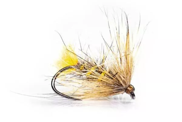 Orange tag emerger fly