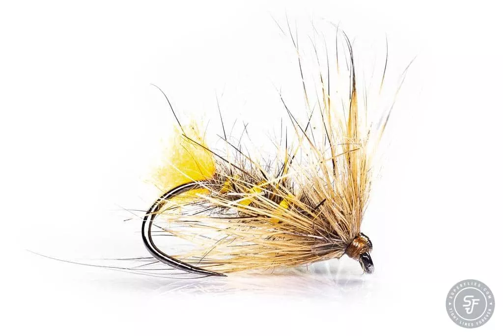 Orange tag emerger fly