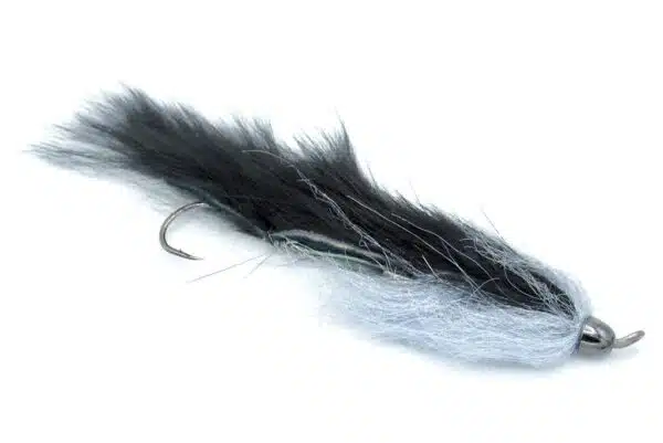 Rio Grande Leeach Conehead fly in Black and silver