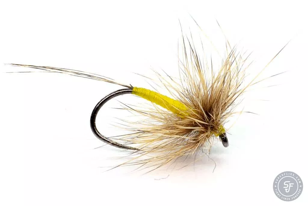 Yellow emerger fly