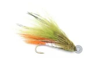 Marabou Muddler streamer fly in olive