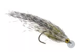 Cf Speckled Baitfish streamer fly in olive