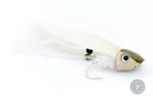 Pole Dancer topwater predator fly with olive head