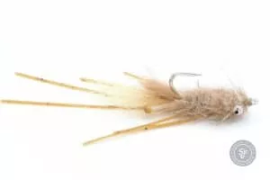 Mantis Shrimp saltwater fly in tan color