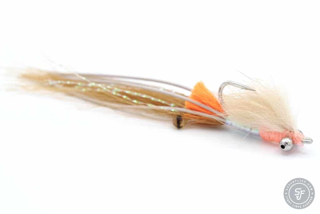 Spawing Shrimp fly with beadchain eyes