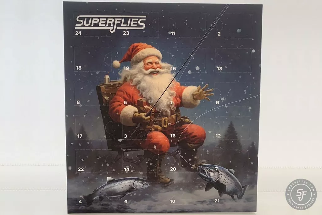 Christmas advent calendar for fly fishers