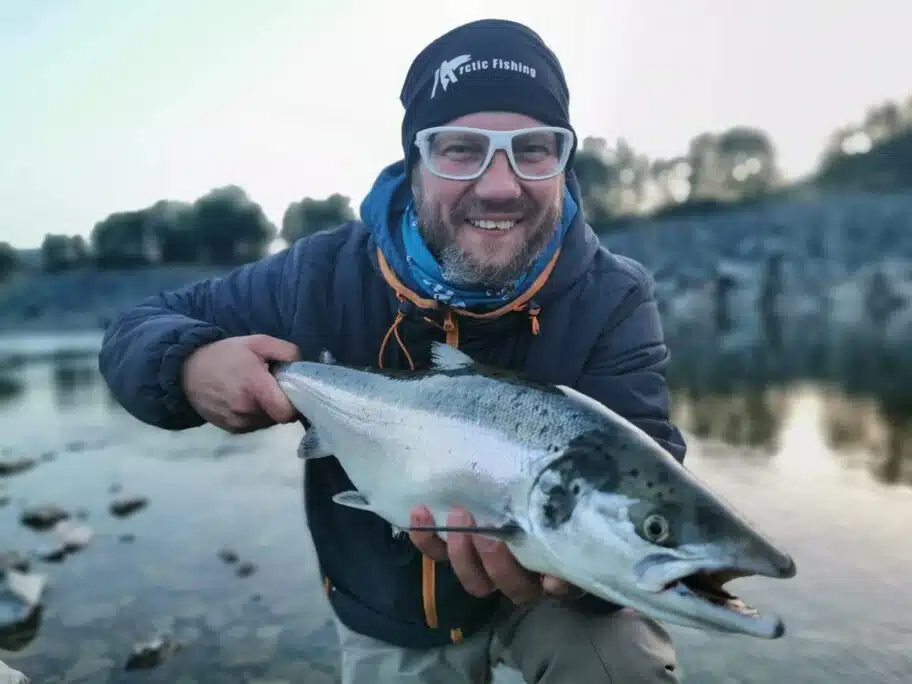 Salmon as a result from using the right Finnmark flies