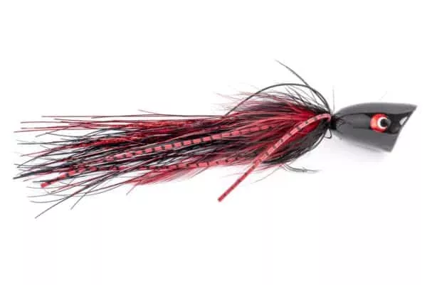 Double Barrel Popper Fly in Black