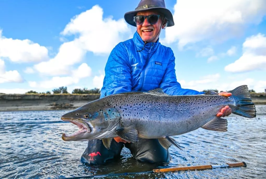 Big sea trout from Las Buitreras, Rio Gallegos, Argentina