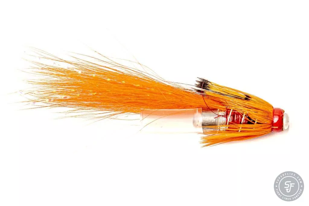 Ally's Shrimp Salmon fly in Tungsten tube